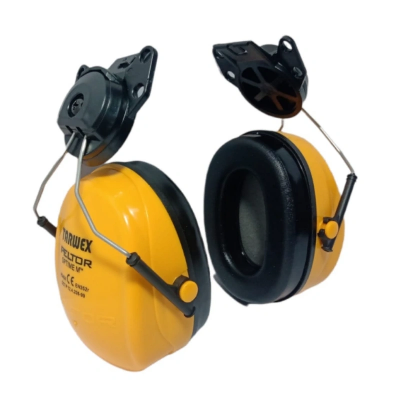 Orejera de protección auditiva adaptable para casco